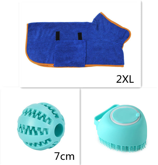 Spazzola 2 in 1 per Toelettatura – Spazzola in Silicone con Dosatore Shampoo