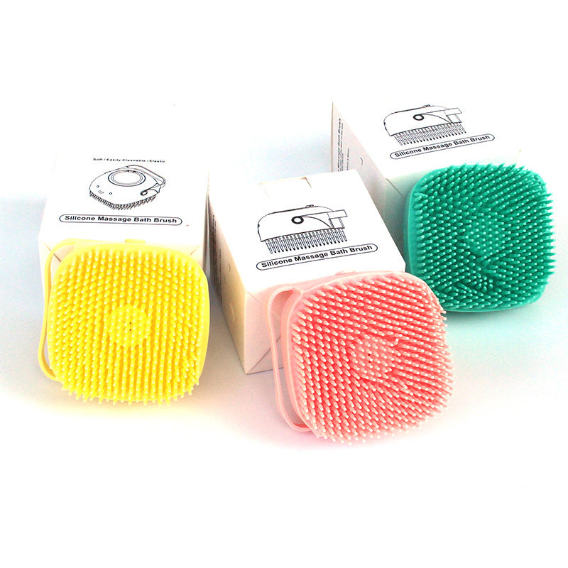 Spazzola 2 in 1 per Toelettatura – Spazzola in Silicone con Dosatore Shampoo
